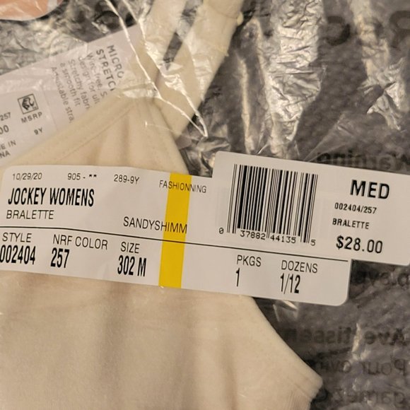 ⚡️FLASH SALE⚡️🎊HP🎊NWT JOCKEY MicroModern Seamless CamiStrap Bralette 3 Avail - Picture 11 of 11